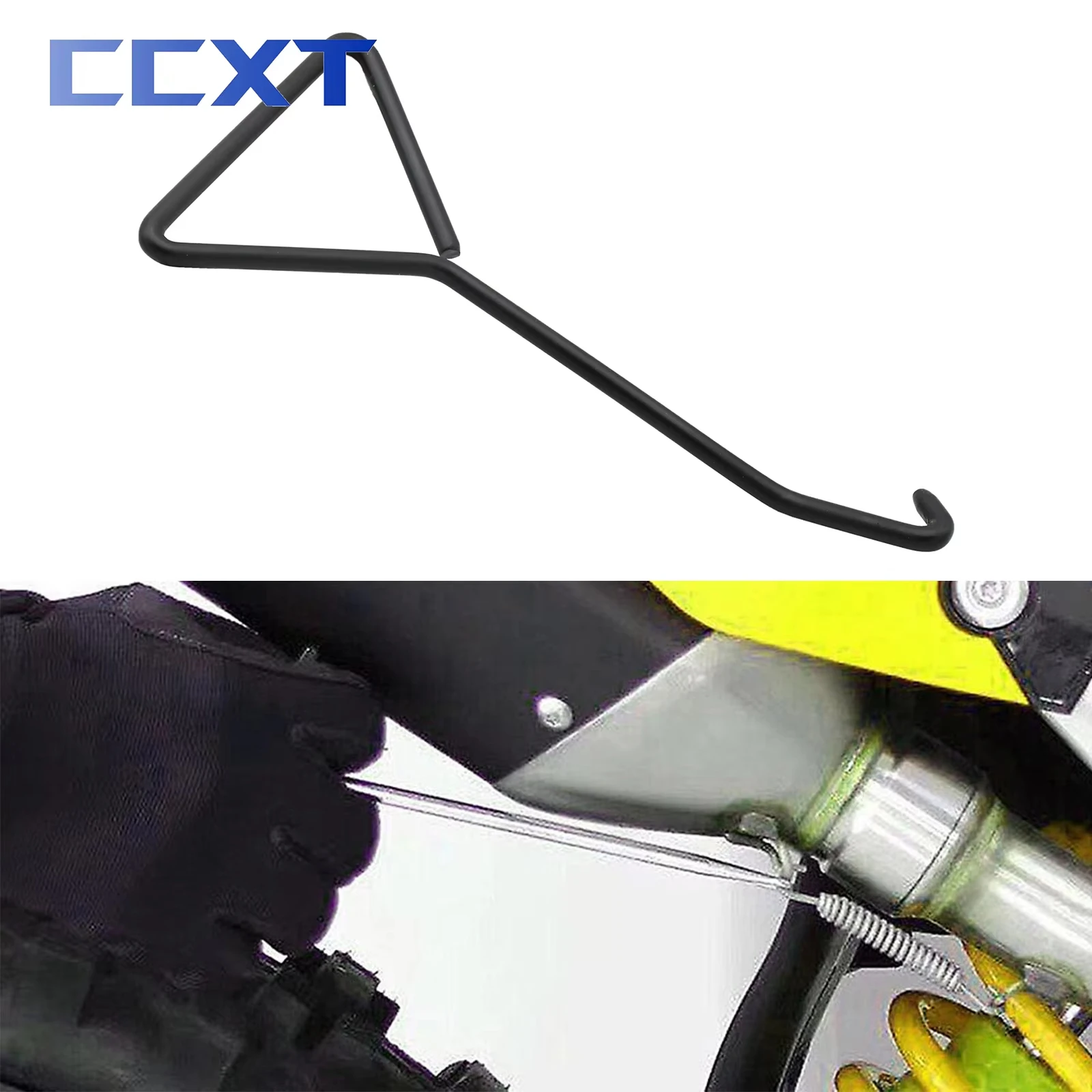 

Motorcycle Exhaust Spring Hook T Shaped Hook Puller Tool For KTM Yamaha Kawasaki Husqvarna Honda CBR CB600RR CB1100RR Universal