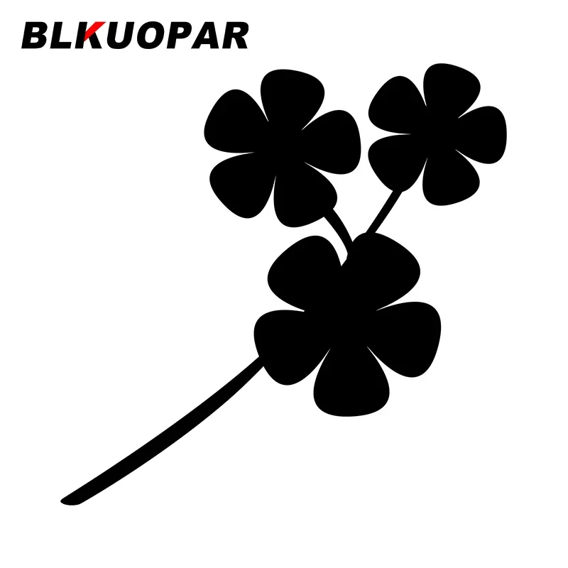 BLKUOPAR Lucky Clover Car Stickers Graffiti Creative Decals Waterproof Scratch-Proof Vehicle Windows Decor Car Door Protector