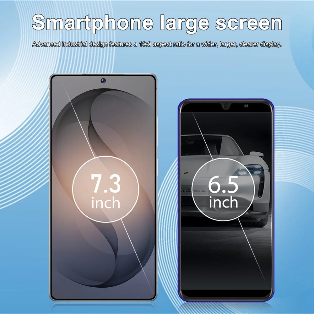 K-Touch Smartphone C27 ultra 5G Cell Phone 7.3 Inch 7800mAh Battery Mobile Phones Android Full Display 48MP Camera 22GB RAM 2TB ROM Face ID Unlocked Android 15 Cell Phone with FM Radio GPS