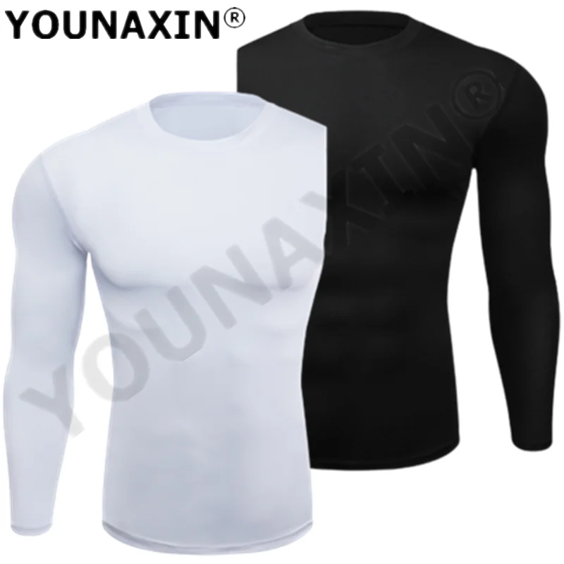 Men Base Layer 3/4 Cropped Leg Leggings One Arm Sleeve T-shirts Exercise Running Tight Sports Basketball Yoga Fitness Pants