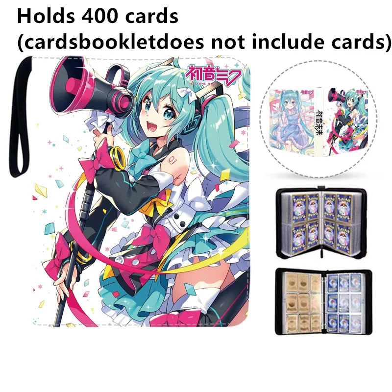 初音ミク 手帳バインダー アニメ初音ミクカードコレクションバインダー、カードアルバムブック