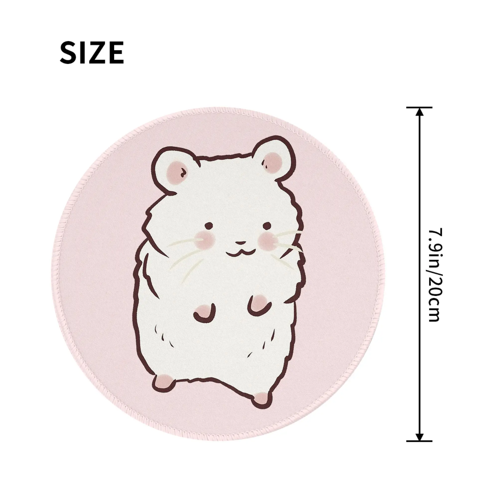 Cute Hamster drawing  Mouse Pad Computer Keyboard Mouse Mat Gaming PC Laptop Desk Mat Office Accessories Table Mats
