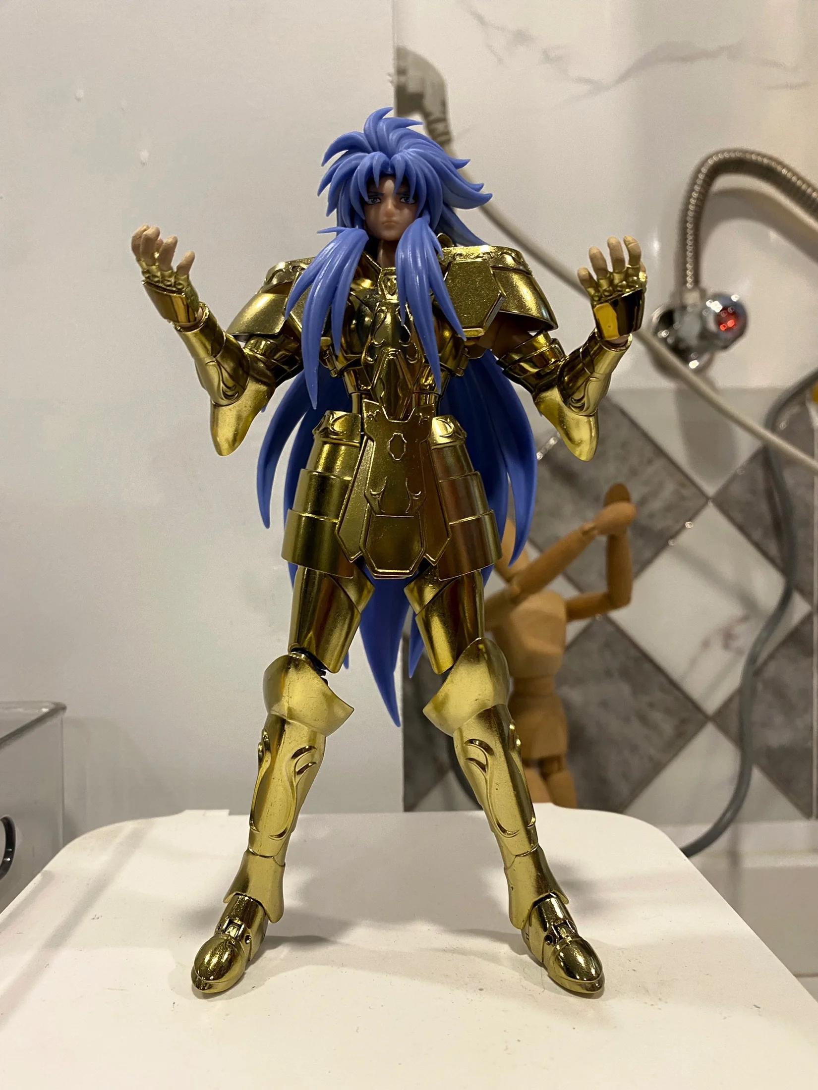

Now Saint Seiya Cloth Myth THE LOST CANVAS Gemini Deuteros (Shine Time Model) Metal Anime Action Toys Figure Toys In Stock