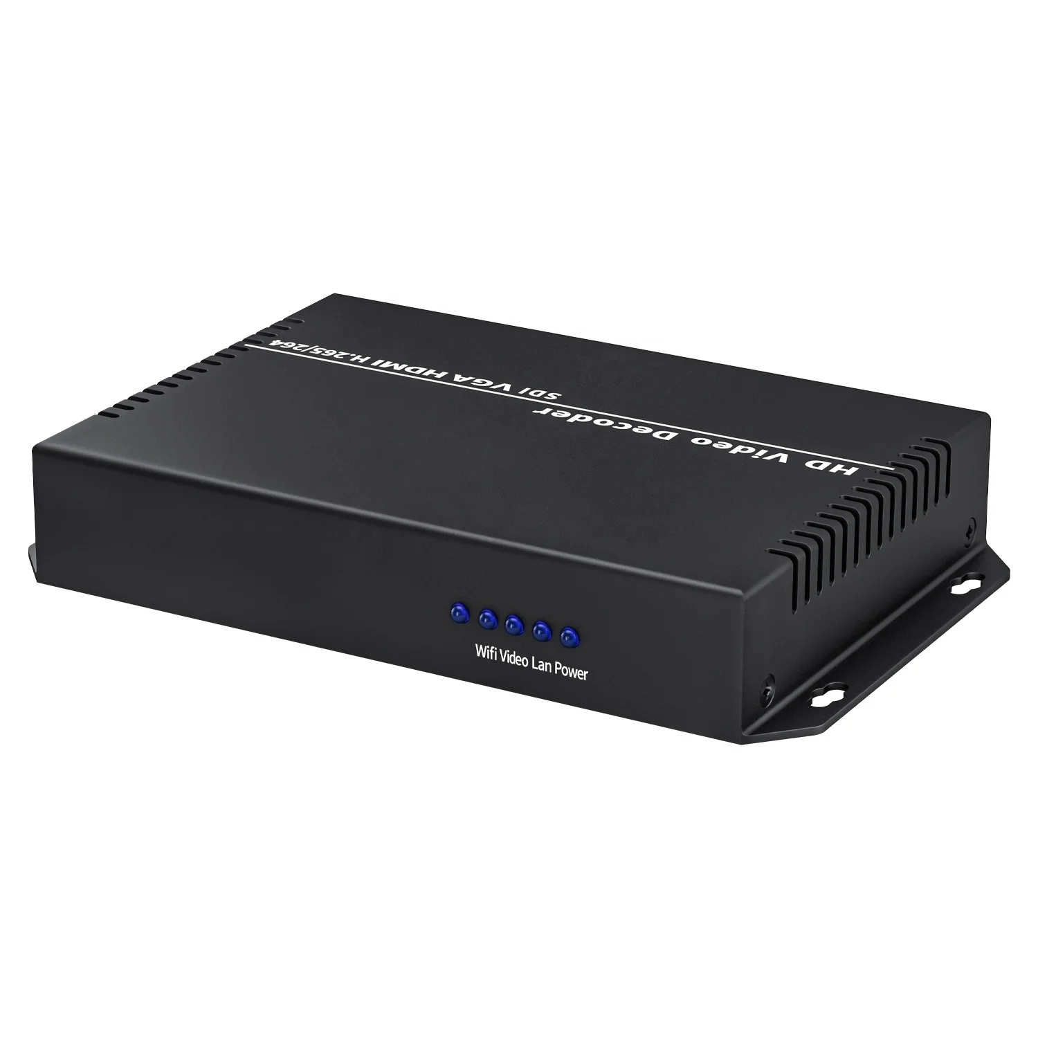 Unisheen SRT RTMP RTSP Multi View SDI 4K H.265 H.264 Video Decoder Topbox Player VGA Output