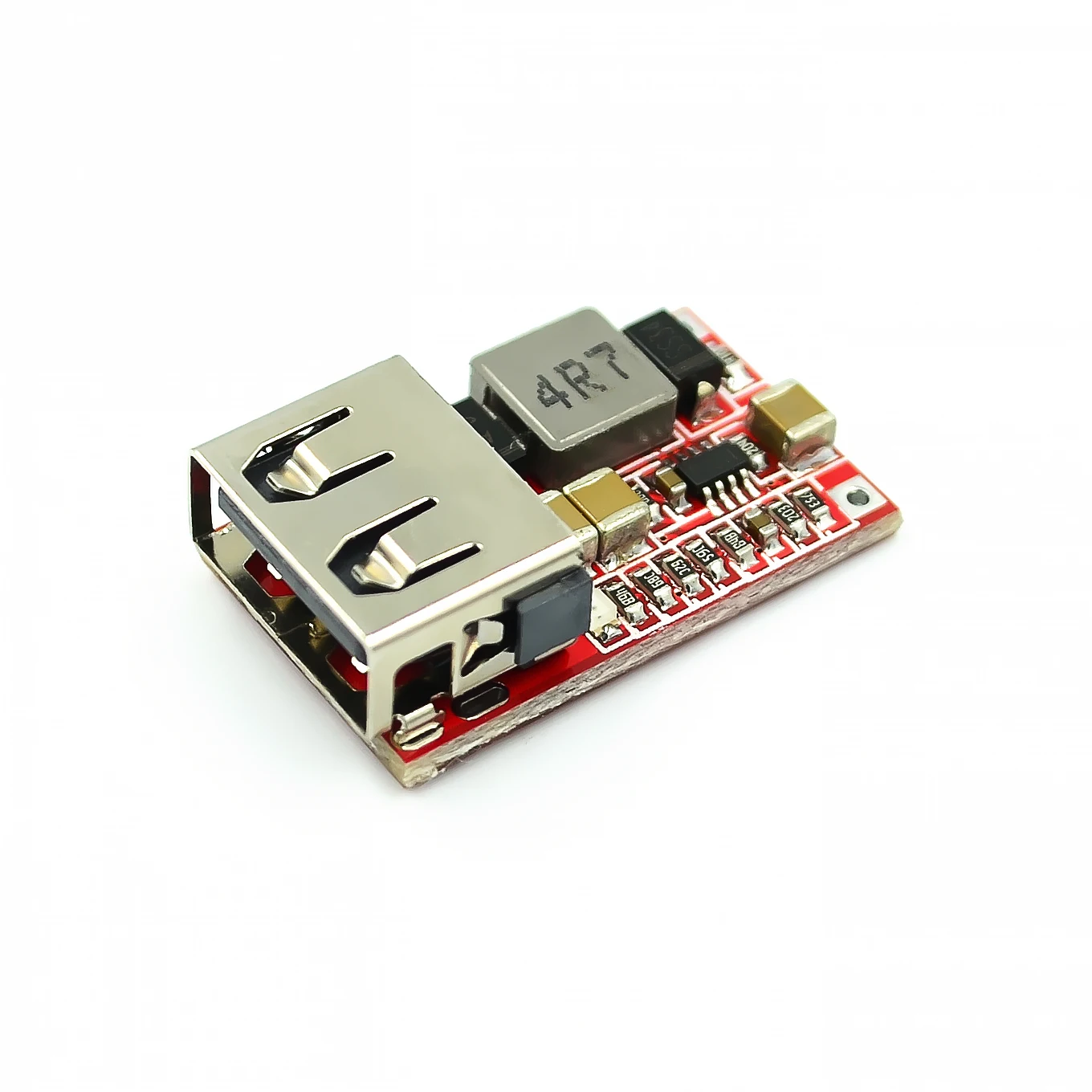 Dc 6-20V 12V/24V Naar 5V Usb Output Lader Stap Down Power Module Mini DC-DC Step Up Boost Module Power Instelbare Buck Converter