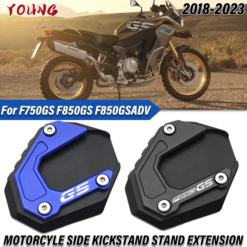 

Motorcycle Side Stand Enlarge Extension For BMW F750GS F 750 GS F850GS F850GDSADV Adventure 2018-2023 Kickstand Foot Pad Support