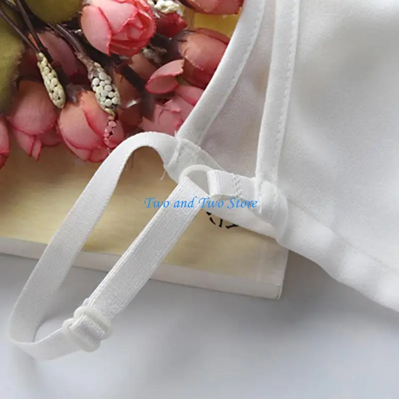 HX6F Delicate Embroidery Top Shawl Decorative Collar For Women Airy Fabric Formal And Leisure Outfit Essential