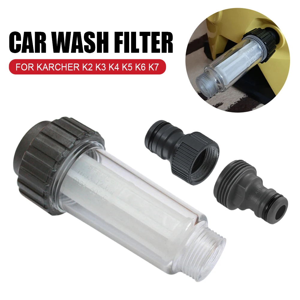 

High Pressure Washer Water Filter For Karcher K2 K3 K4 K5 K6 K7 G3/4'' 175psi Water Filters Car Pressure Washer Assessoires