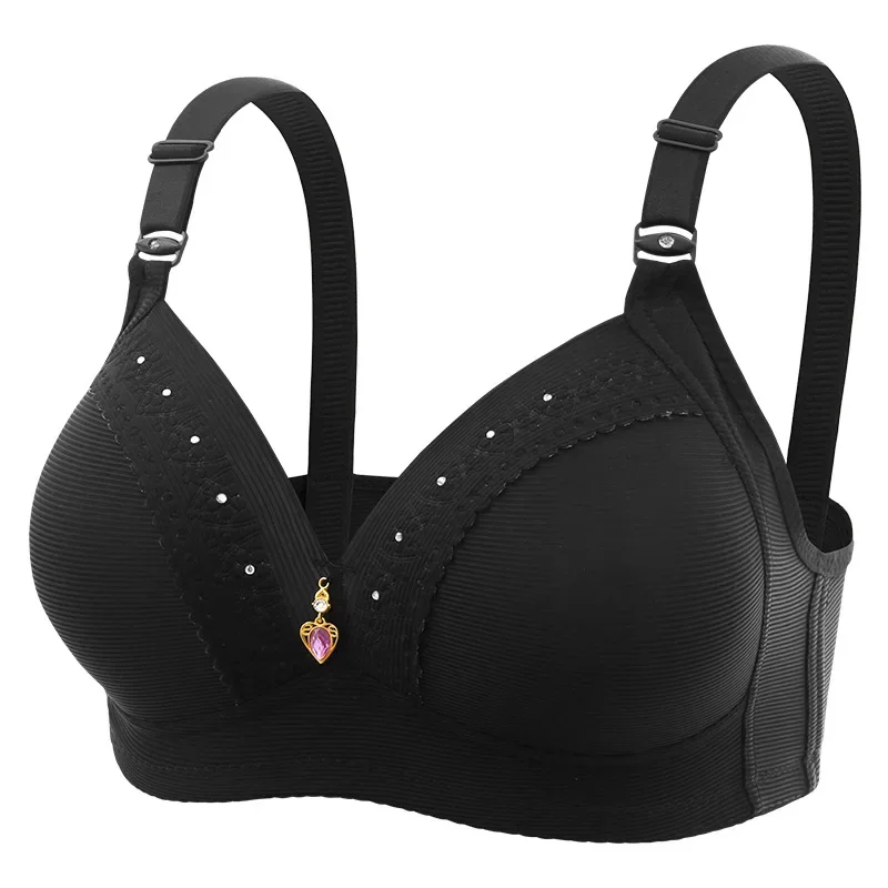 

Womens Lace Bras Ultra-Thin Perspective Bralette Deep V Bra Sexy Lingerie Tops Plus Size Cup Mom's underwear active bra