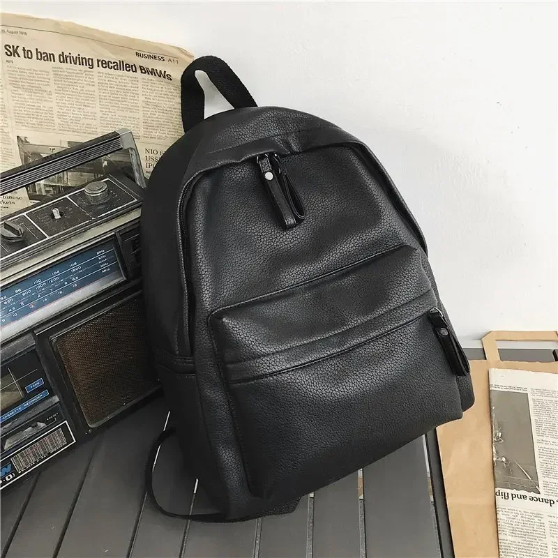 PU Leather Travel Women Backpacks New Fashion Backpack Laptop Shoulder Bag College Student Book School Bags for Teenage Girls