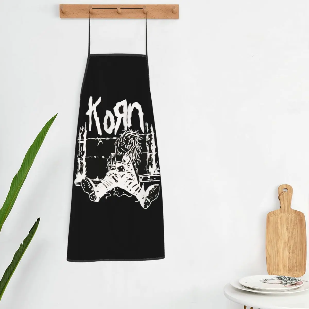 Custom Bib Rock Band K-Korns Issues Hot Classic Apron Men Women Unisex Adult Chef Cooking Kitchen Tablier Cuisine Baking