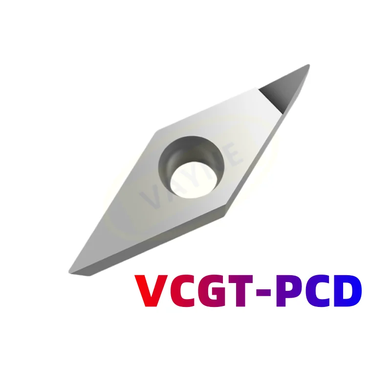 

1pcs VCGT160402 VCGT160404 VCGT160408 Diamond Insert VCGT PCD Aluminum Alloy End Mill Tool CNC Carbide Turning Inserts Lathe