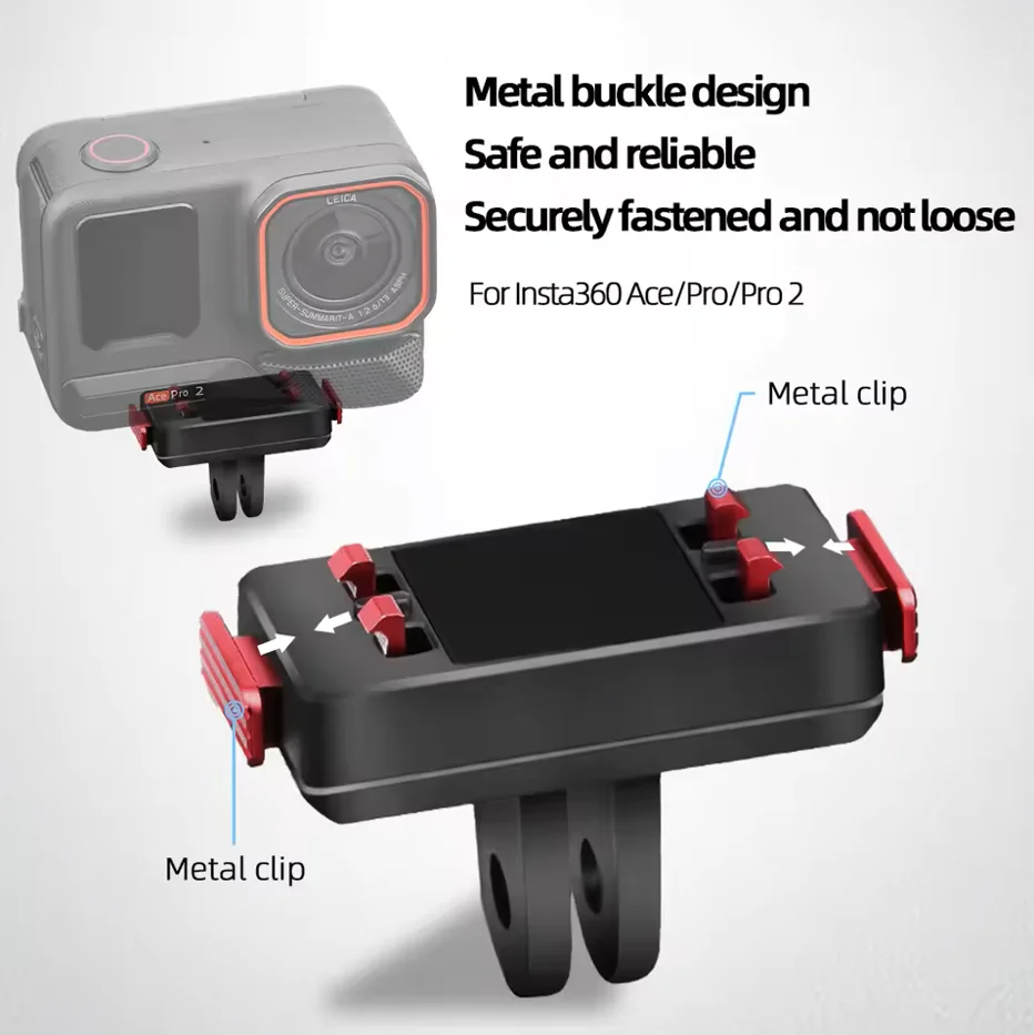 

Magnetic Quick Release Adapter for Insta360 X5/X4 Air/X4/Ace Pro 2 Expansion Base Bracket Tripod Mount for Insta360 Ace Pro 2