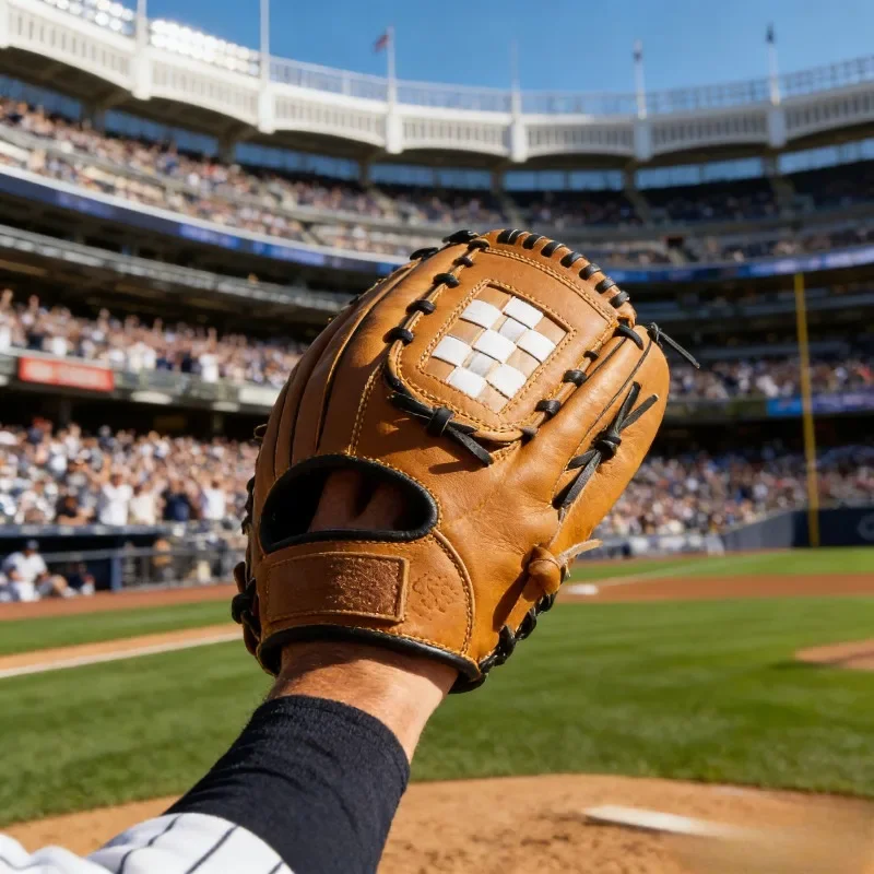 Thickened Softball Gloves for Children Teens and Adults Durable Infielder Gloves for Beginner and  Players