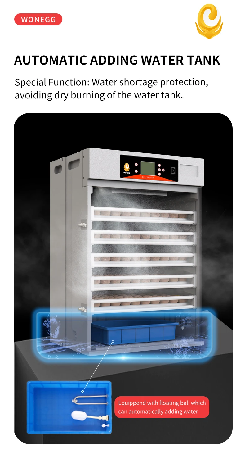 حاضنة WONEGG آلة تفقيس البيض معدات الزراعة حضانة بيض الدجاج #5