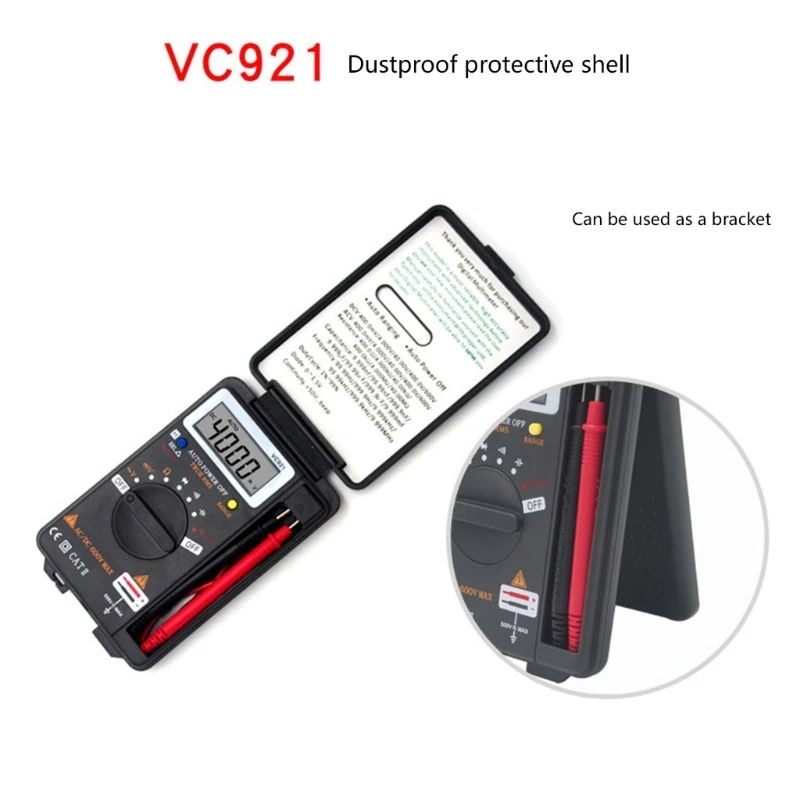 Draagbare digitale multimeter met gegevensopslag Gebruiksvriendelijk apparaat voor het testen circuits in huis en het