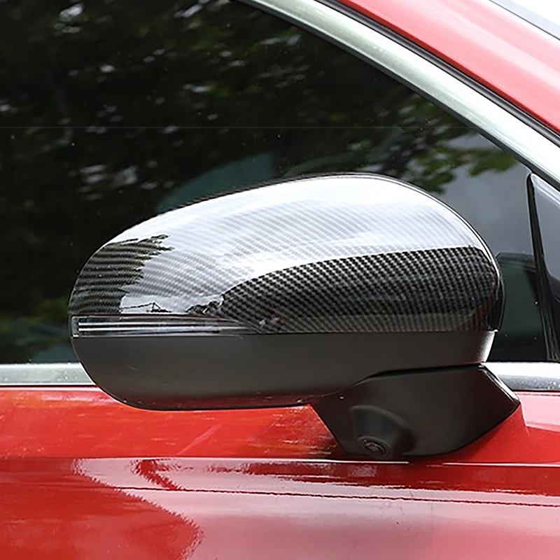 

Car Styling Door Side Rearview Mirror Cover Carbon Fiber Color Sticker For Mercedes Benz CLA C118 2019-2022 Exterior Accessories