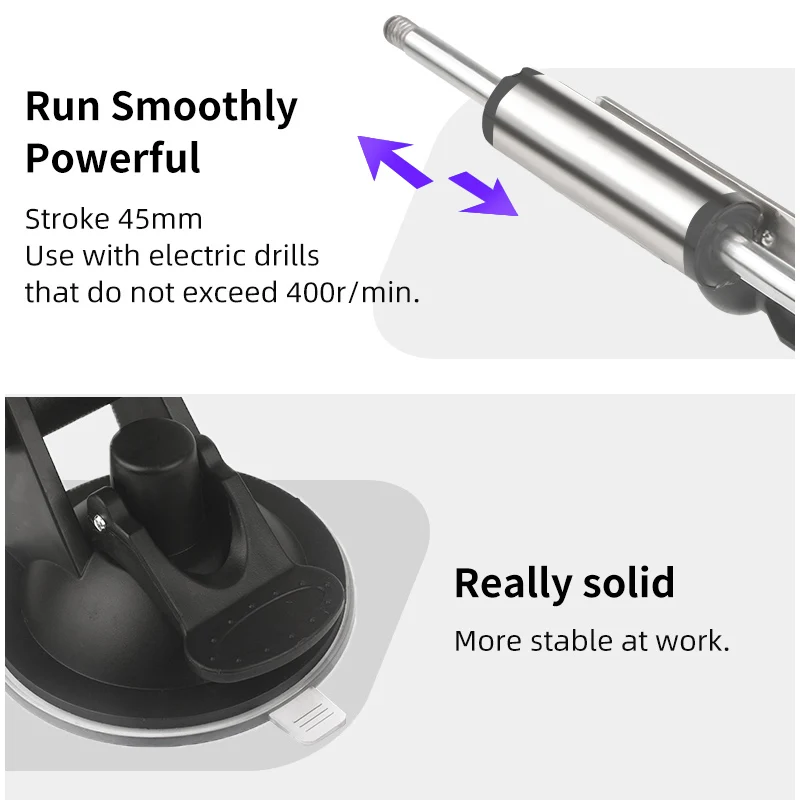 Juguete sexual de empuje para mujer, máquinas sexuales telescópicas para hombres, carrera de 45mm, taladro eléctrico accionado por M6, actuador