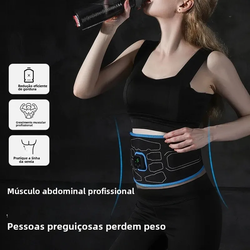 ems-腹部調色ベルト電気筋肉刺激マッスルトナーウエストトレーナー痩身ベルトフィットネストレーニング機器
