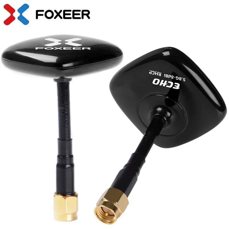 FOXEER ECHO 2 V2 5.8GHz 9dBi Patch Antenna LHCP RHCP for RC Airplane FPV Freestyle Drones VTX VRX Goggles Monitor