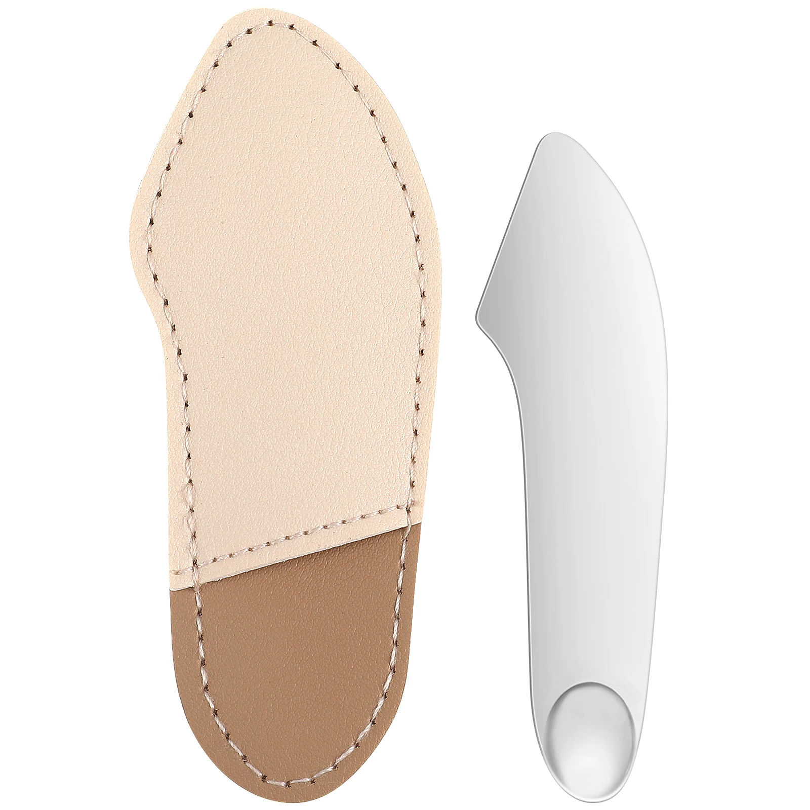 Stainless Steel Spatula for Makeup Mixing Foundation Blush Eye Shadow Lip Color Metal Beauty Tool Resists Breakage