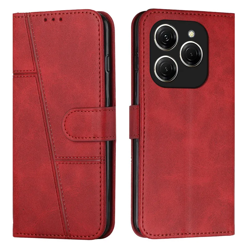 Flip Cover Magnetic Phone Case na For Tecno Camon 30 20 Premier 18 P 19 Neo 17 Camon20 Pro 5G Leather Cases Line Wallet Bag Card