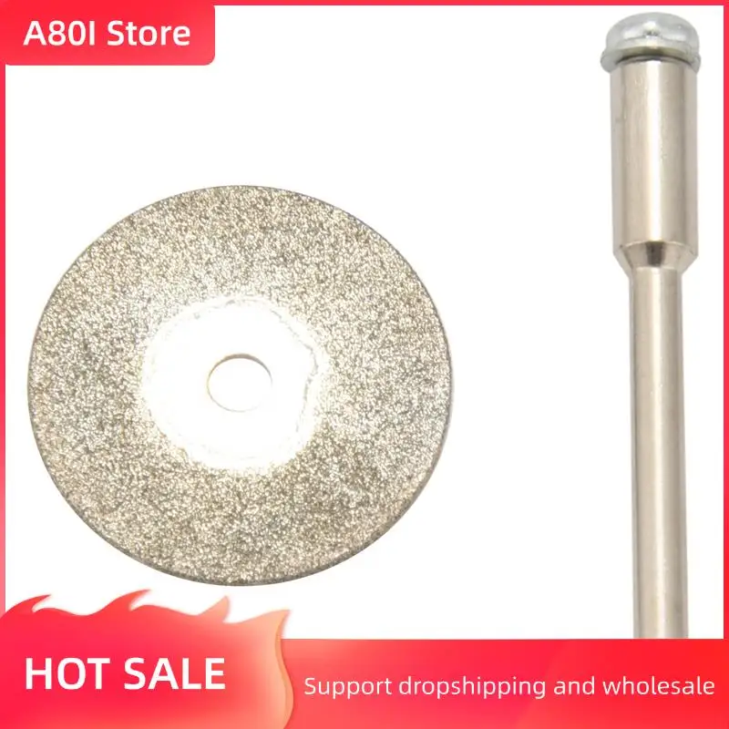 

A80I 100 Pieces 22 Mm Diamond Cutting Wheel Cut Off Discs Coated Rotary Tools With 20 Pack Mandrel Rotary Tool