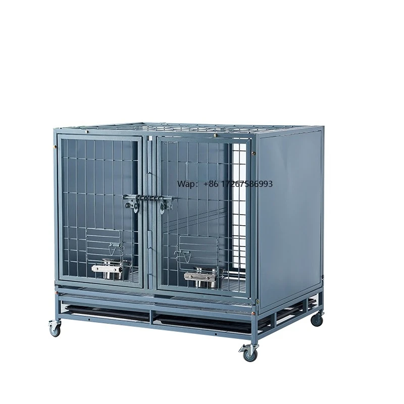 

Складная овальная клетка для собак из железных труб, 48 дюймов, с колесами, для транспортировки, высокое качество, 2025 год, на заказ