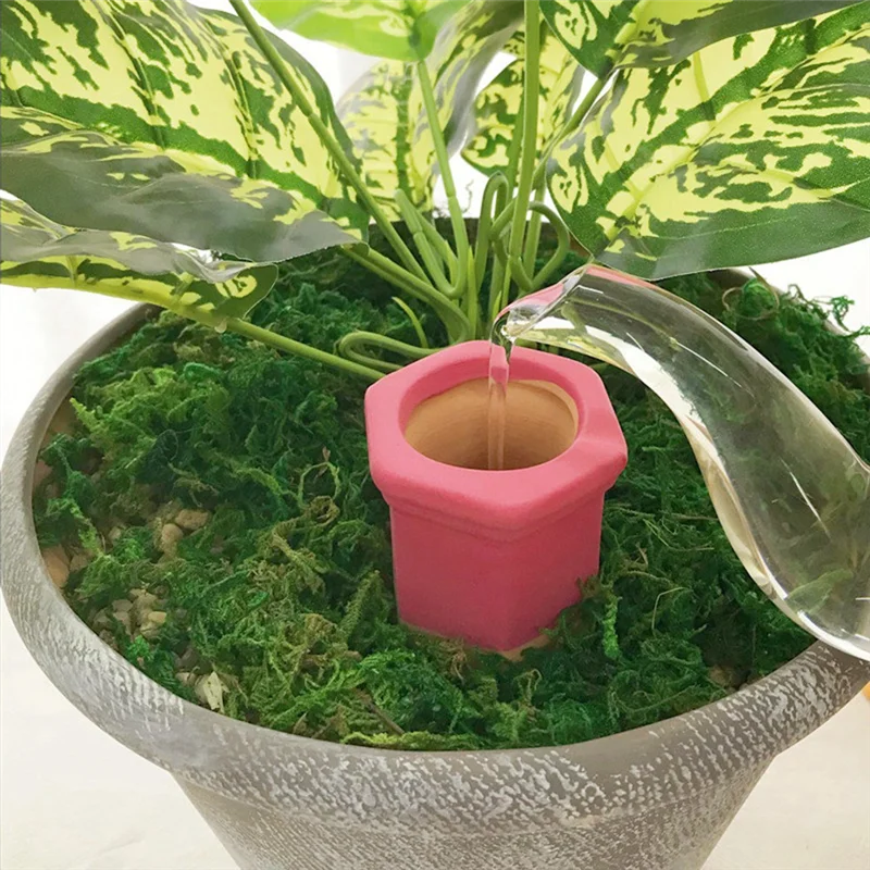 

A67P-10 Pack Plant Watering Devices, Self Watering Spikes, Plant Waterer Self Watering Terracotta Spikes Automatically