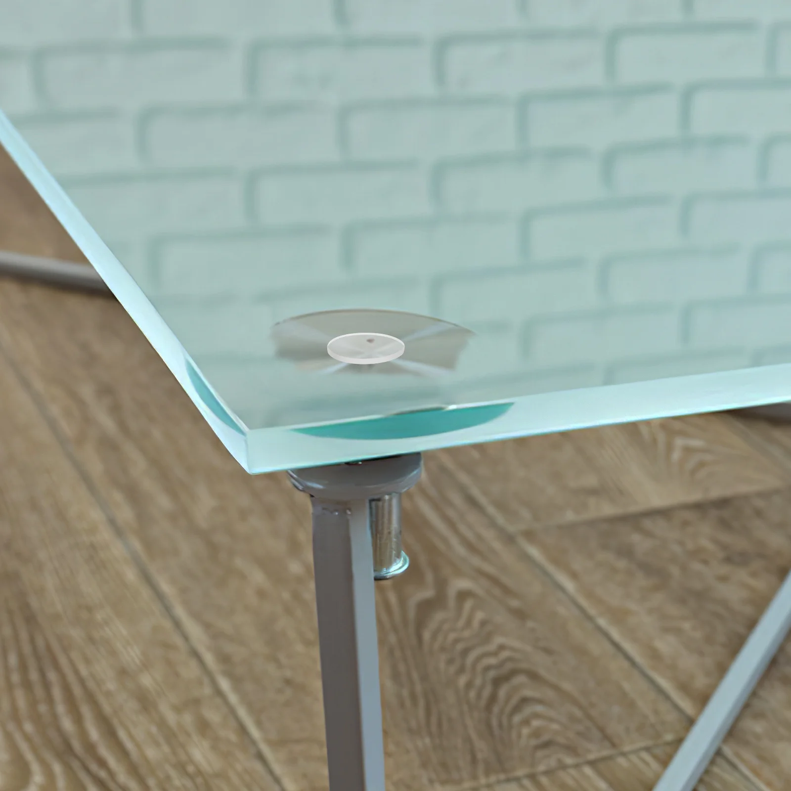 50 قطعة منصات المضادة للانزلاق شفافة مستديرة الأثاث حافظات الأرضية لطاولة القهوة طاولة طعام مكتب الزجاج العلوي مصدات الأثاث #5