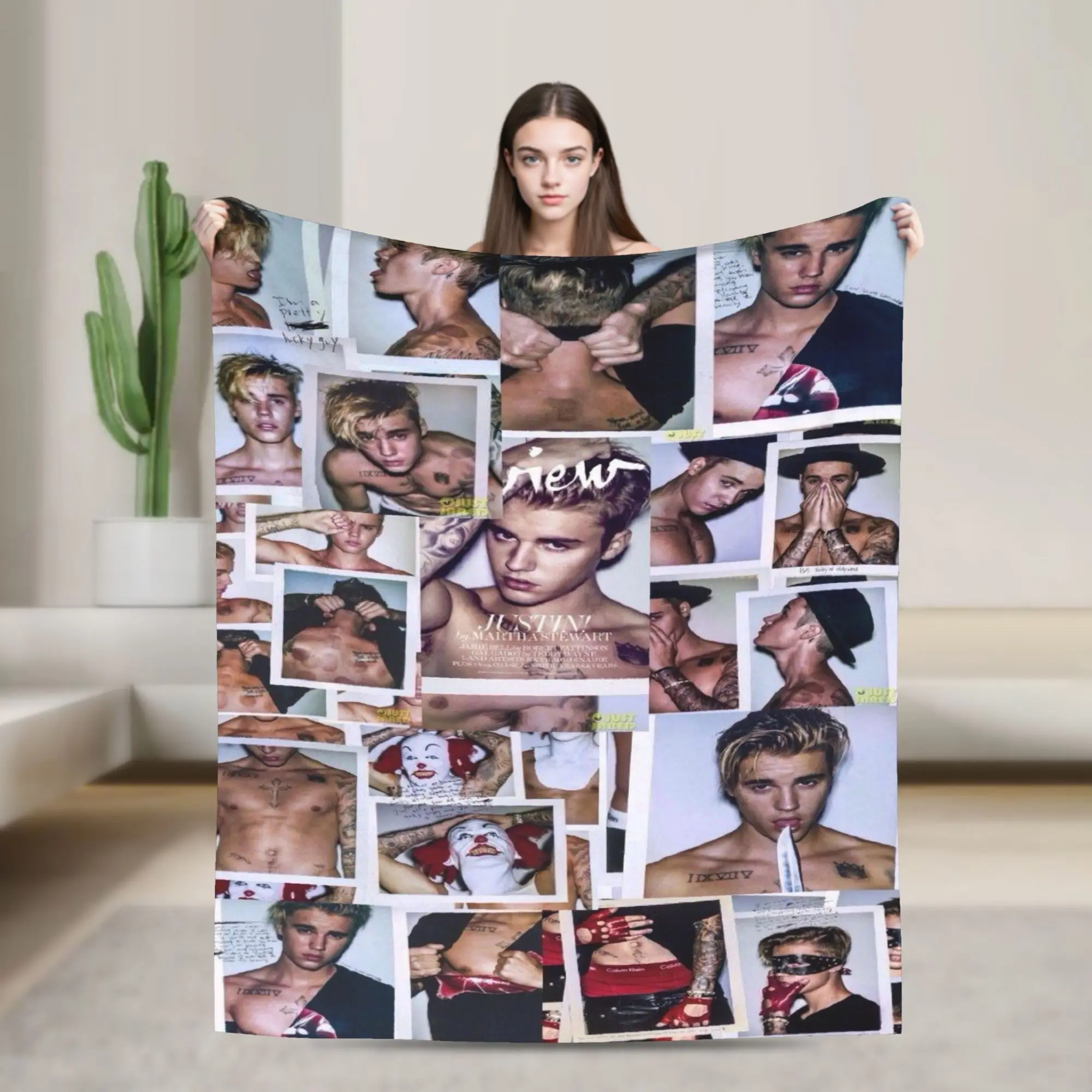 الحور المغني جاستينس بيبرز البطانيات التخييم الفانيلا رمي بطانية لغرفة المعيشة تصميم لينة جودة المفرش هدية فكرة