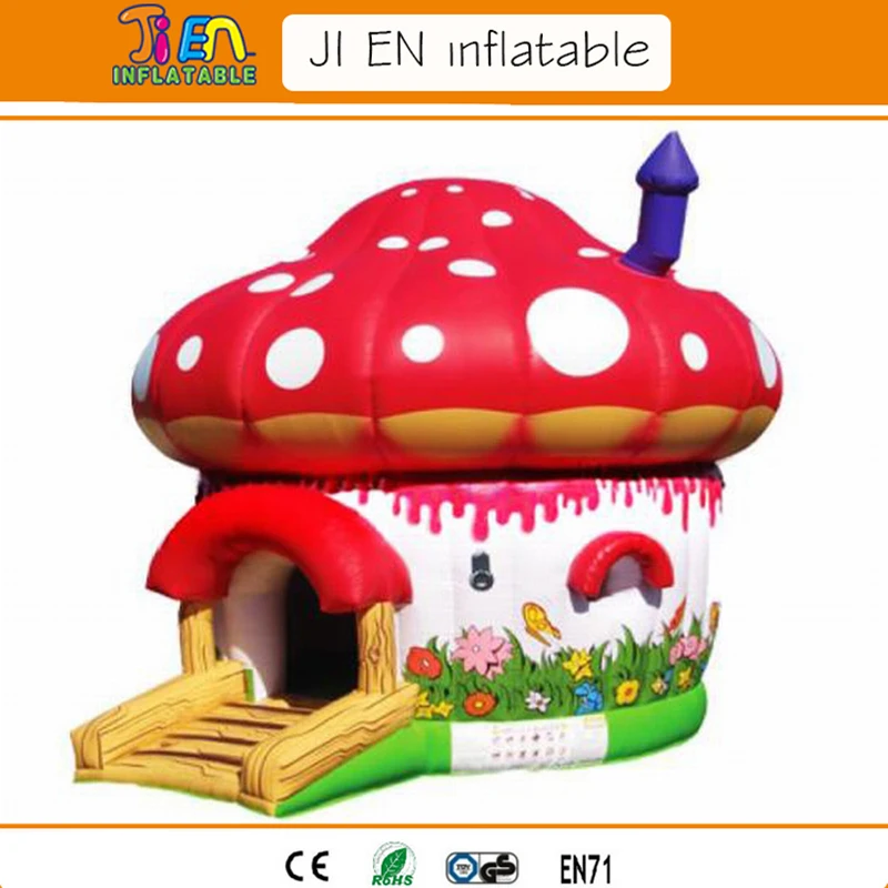 Mushroom Theme Giant Inflatable Bouncer Jumper Commercial Durable Inflatable Bounce House for Sale with Blower Repair Kits