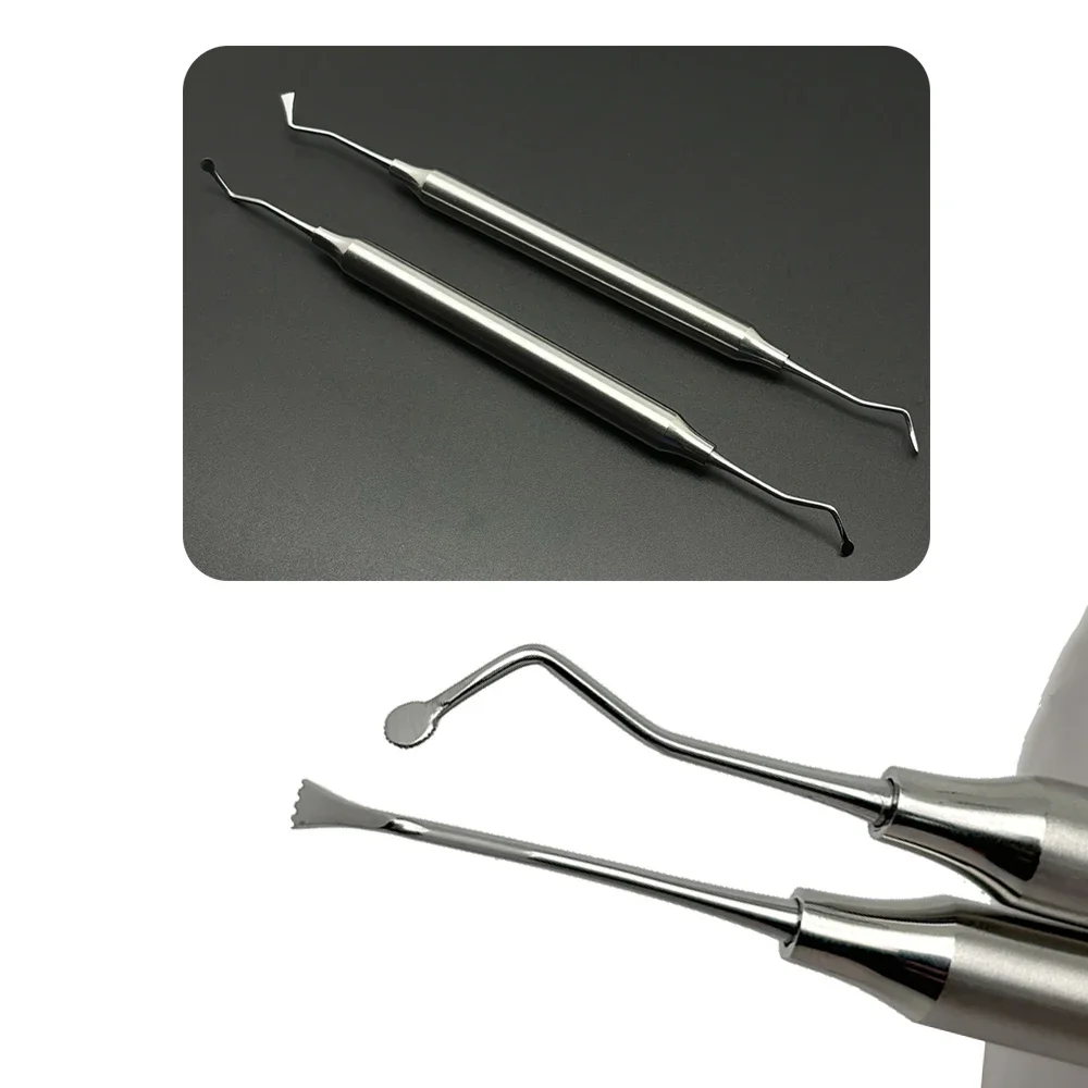 

Dental Gingival Retraction Cord Packer Stainless Steel Gingival Separator Dentist Scaler Double Ends Instrument Tools
