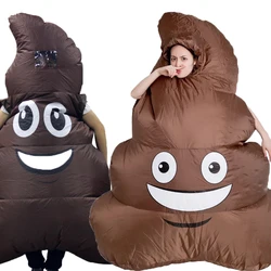 Party funny Poop performance Inflatable Costume for Children's Day Halloween Christmas Carnival parody feces inflatable clothes