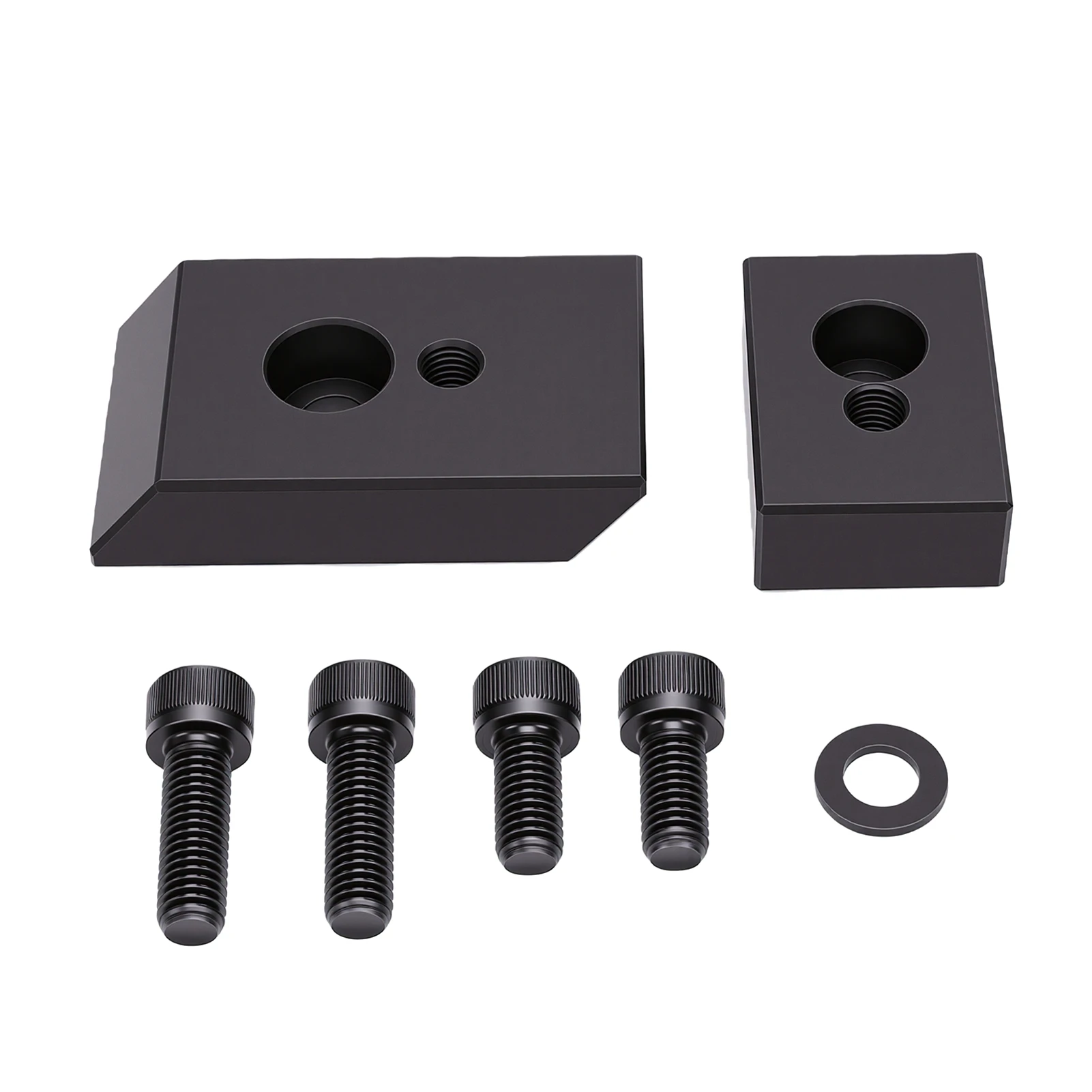 Voorstoelverhoger-afstandsstukken-set, aluminium, stoelverstelling 3/4 inch, vaste blokken, vervanging voor Jeep Wrangler JL JLU 2018 en later, auto-accessoire