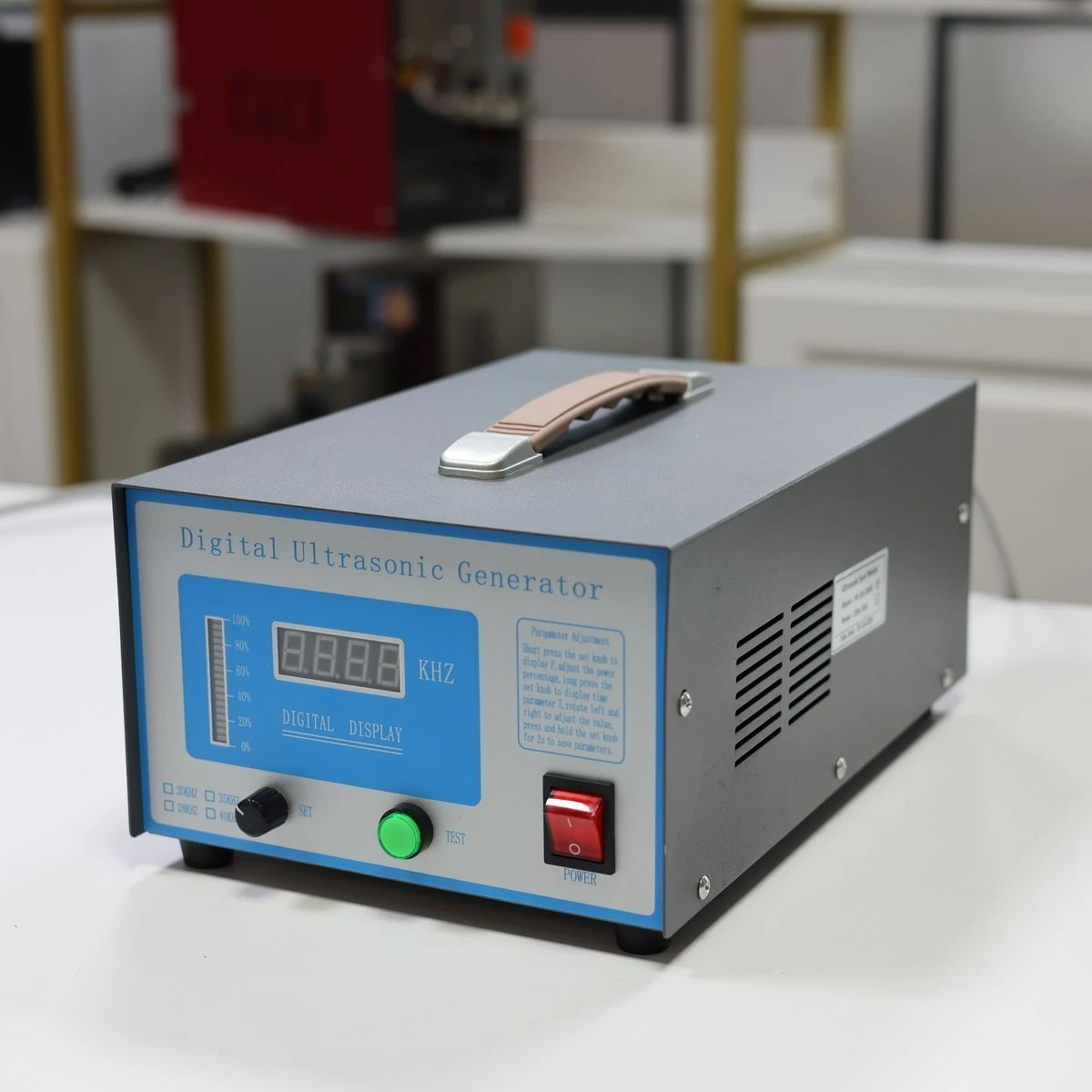 

KH-28KHZ Multi-Purpose 28KHZ Ultrasonic Welder Gun for Plastic/Fabric/Thin Metal Sheets Welding