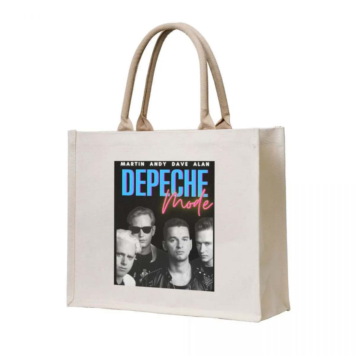 

Depeche Mode 80s Style Tote Bag canvas tote bag Canvas stote bag for beach shopping cart bags