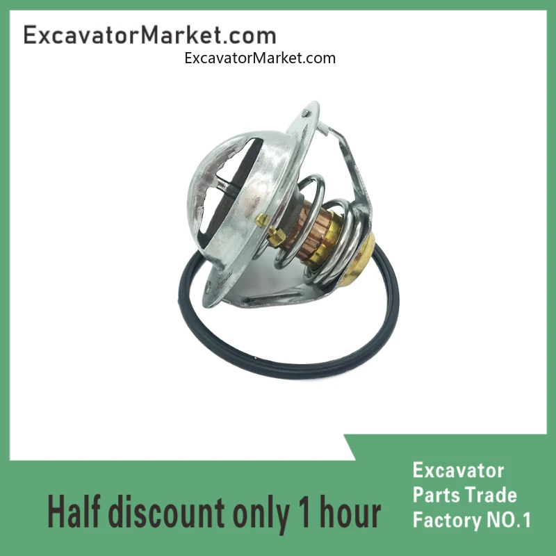 

For Komatsu PC200 210 240 270-8 excavator thermostat 6D107 engine thermostat excavator accessories High Quality