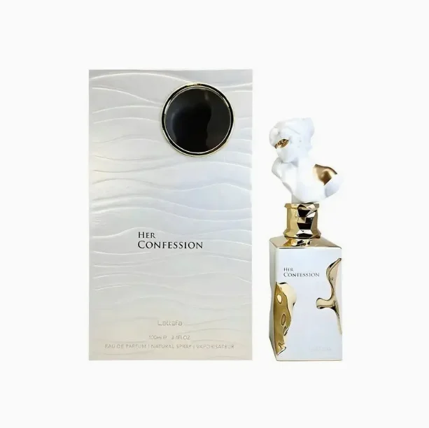 

Lattafa His & Her Confession Eau De Parfum: 3.4FlOz 100ML Men’s & Women’s Fragrances