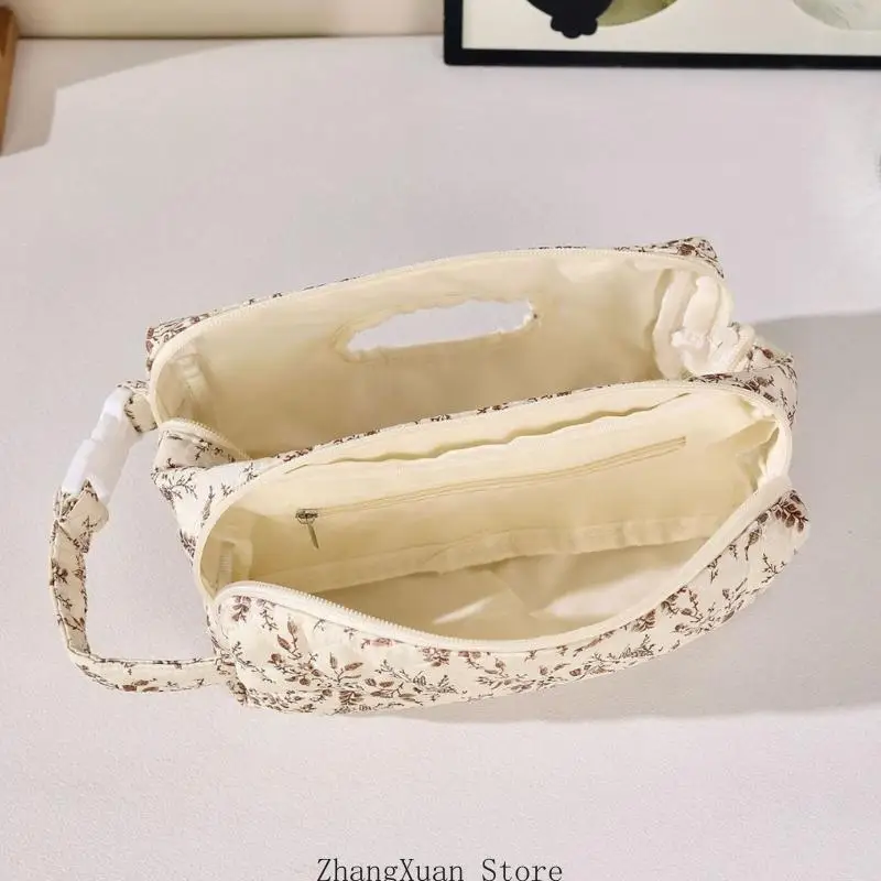 Double Section Zippered Tissue Holder Wipes Bag for Tissues, Wipes, Diapers 3XUF