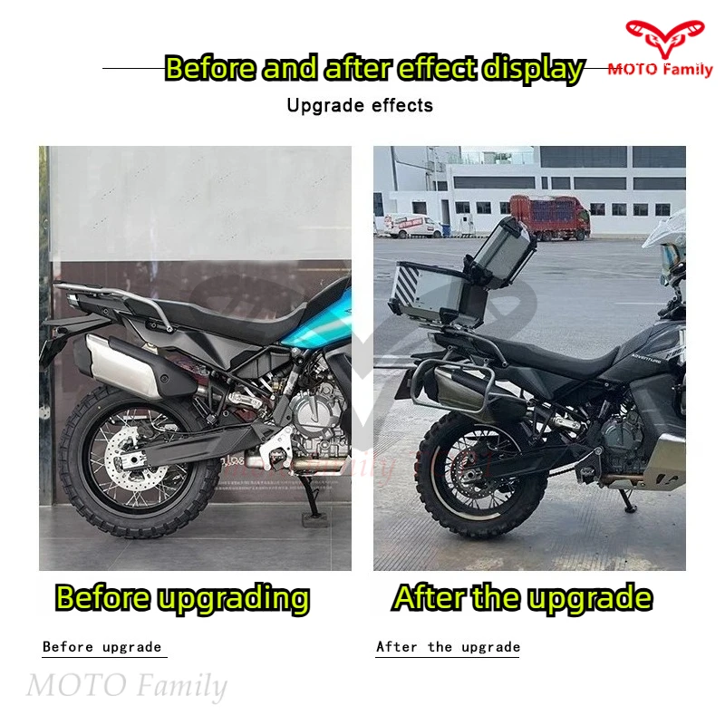 For 800MTX modified side box bracket side bag bracket goods rack expansion bracket side box frame Motorcycle Accessories