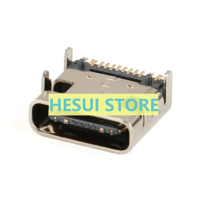 1/2PCS Patch USB-3.1 socket Type-C female 16P HD transmission port 4 Fixed pin bidirectional
