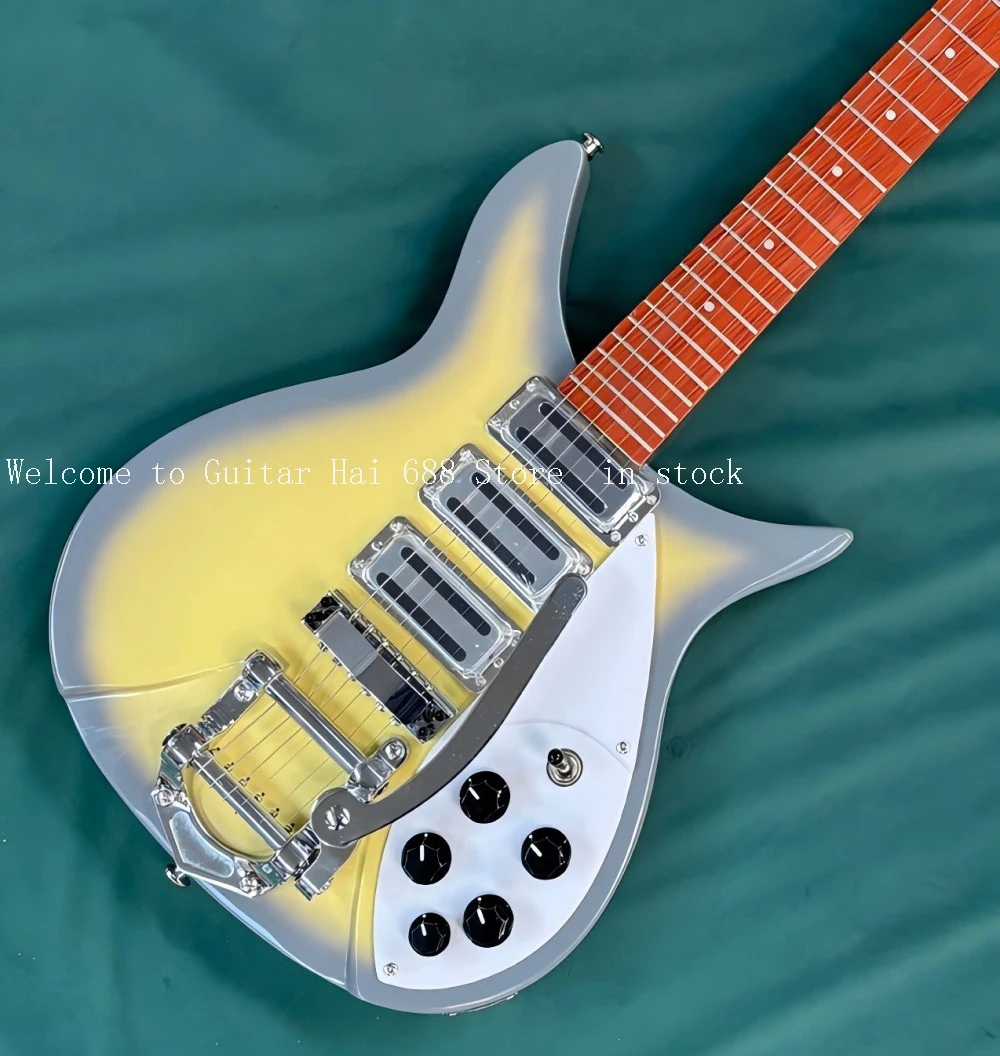 best 325 Electric Guitar 3 Mini Humbucker Pickups, Tremolo System Bridge,