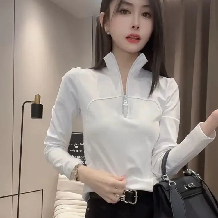 

Velvet Suit Jaet Women's Autumn Faion One Button Design Casual Slimming Waistcoat Leisure Top Sti-On Pure Color