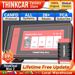 THINKCAR THINKTOOL MINI 2 Scanners de voiture Outils de diagnostic automatique Scanner automobile Obd2 Codage ECU 28 réinitialise le diagnostic complet du système