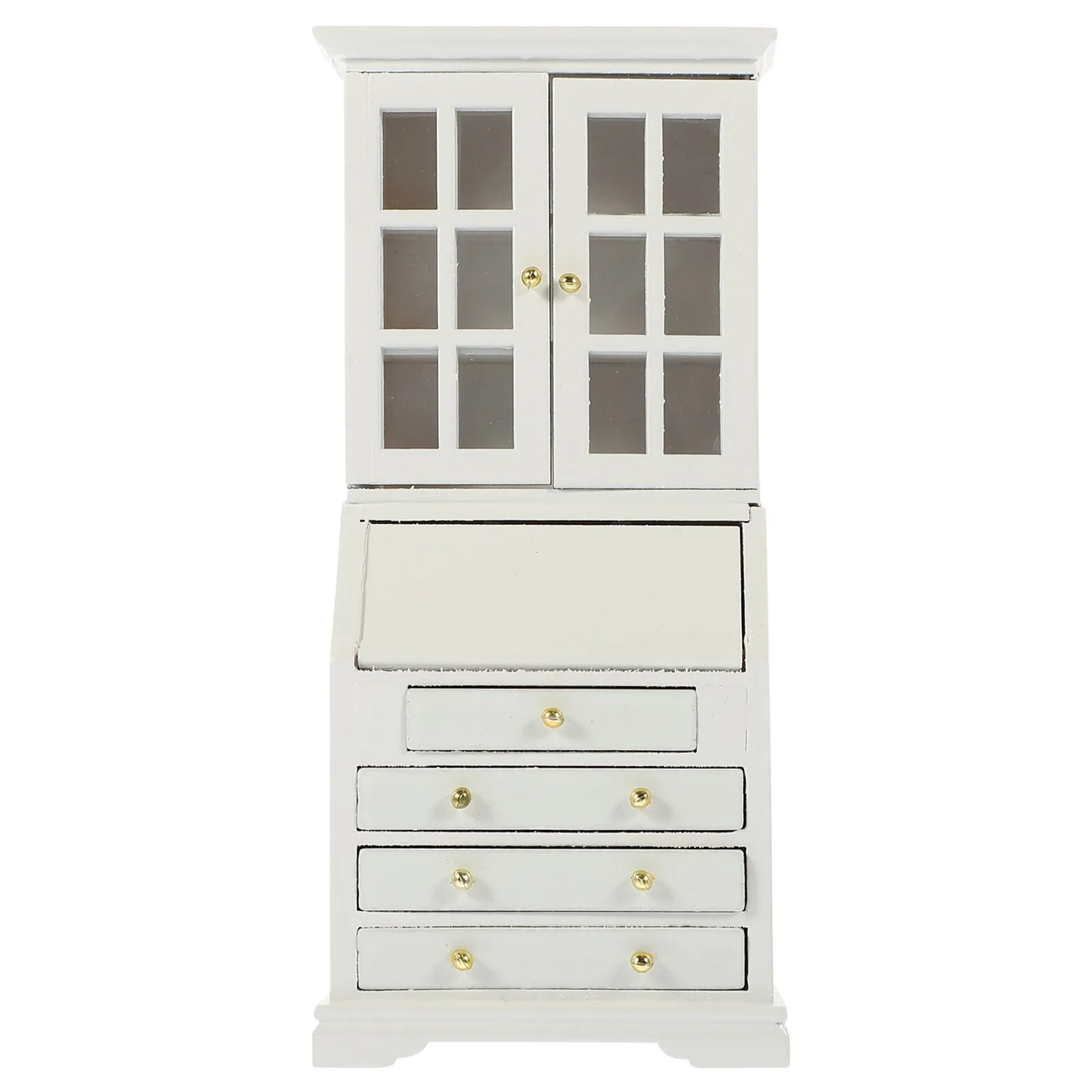 

Miniature Cabinet 1:12 Scale Wooden Small Cabinet Mini House Furnishing Creative Micro Scene Decoration Ornaments