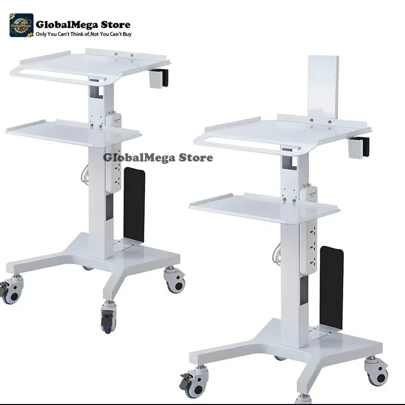 2026 Latest Oral Storage Cart with Adjustable Shelves and Wheels for Clinic Lab Medical Equipment Dentist Doctor