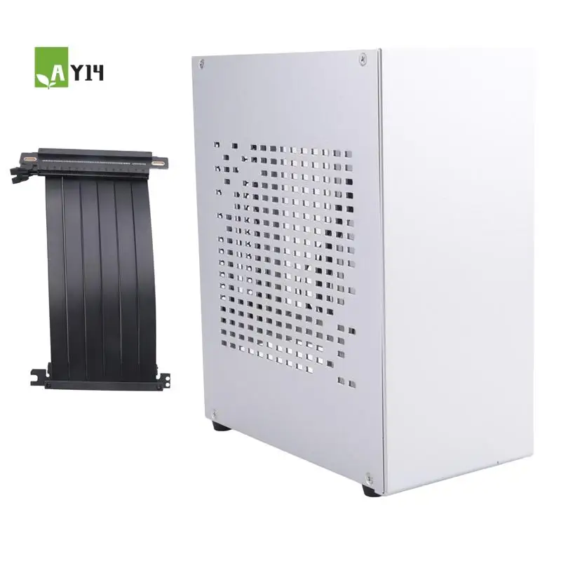 

AY14-A07 Корпус для компьютера Mini ITX Корпус HTPC Корпус для хоста USB3.0 Корпус ITX с удлинителем видеокарты