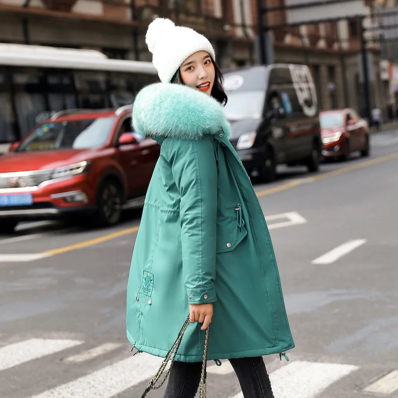 Anti Season Cotton Jacket Women's Mid Length Korean Version Loose Fitting Student Super Hot Ins Trendy Cotton Jacket 2020 Winter