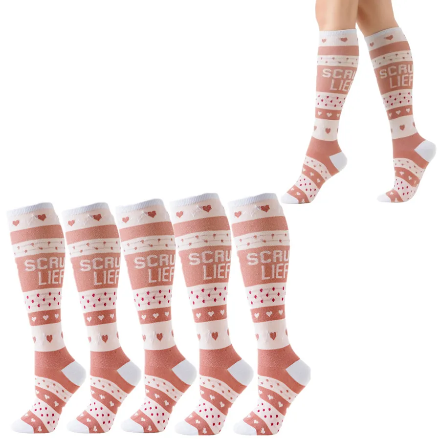 Calcetines de compresión para hombre y mujer, medias deportivas para ciclismo, correr, Yoga, fútbol atlético, baloncesto, Rugby, senderismo, tenis, monopatín